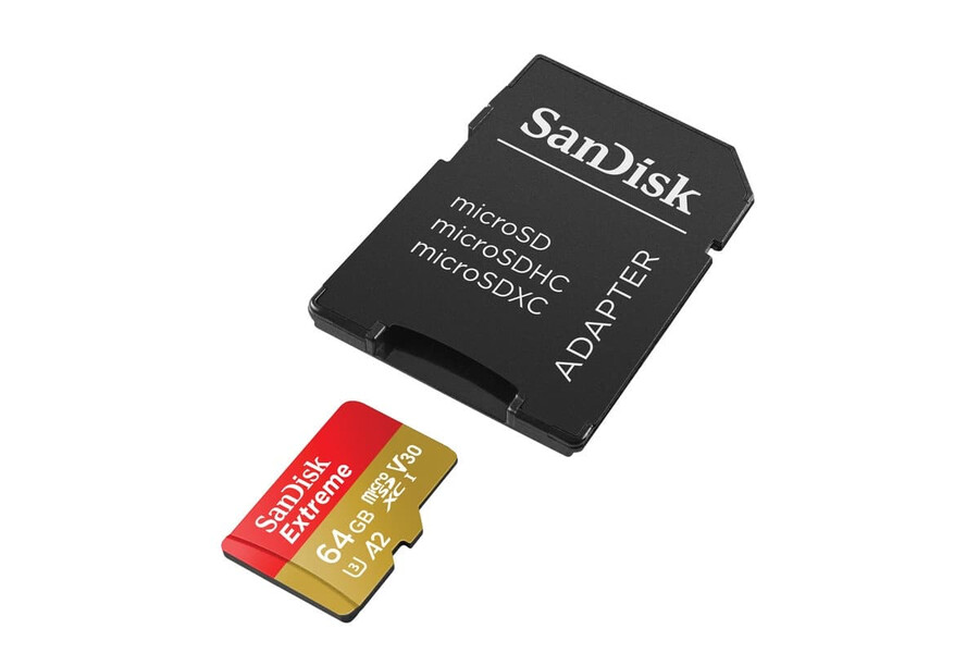 tarjeta microsd sandisk de 64 gb embalaje a granel