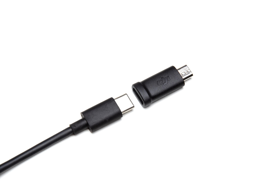 adaptador de control multicámara tipo c a micro usb para ronin-sc