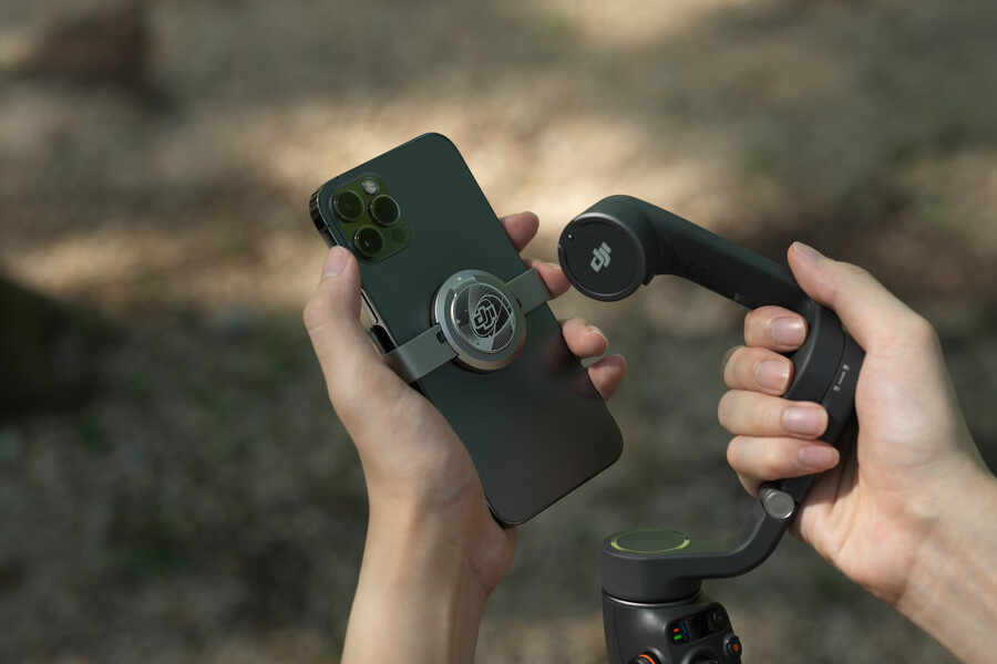abrazadera magnética para smartphone dji om 3