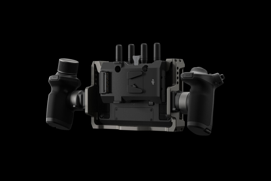 adaptador de batería con montura v para pantalla inalámbrica de alto brillo dji