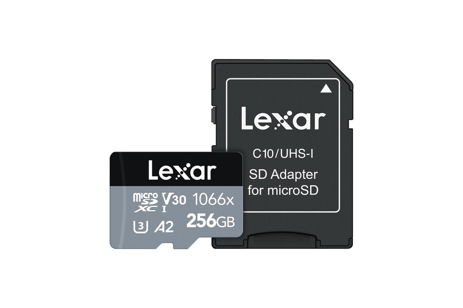 lexar professional 1066x u3 v30 a2 256 gb microsdxc