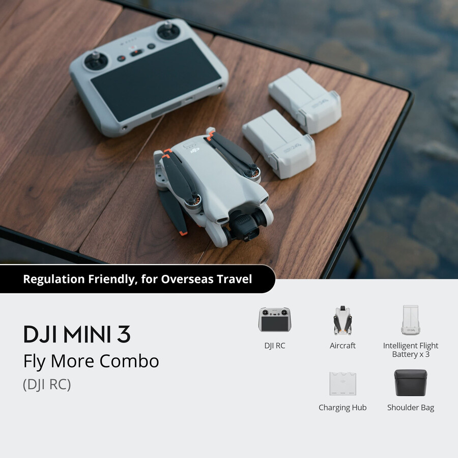 paquete fly more dji mini 3 dji rc