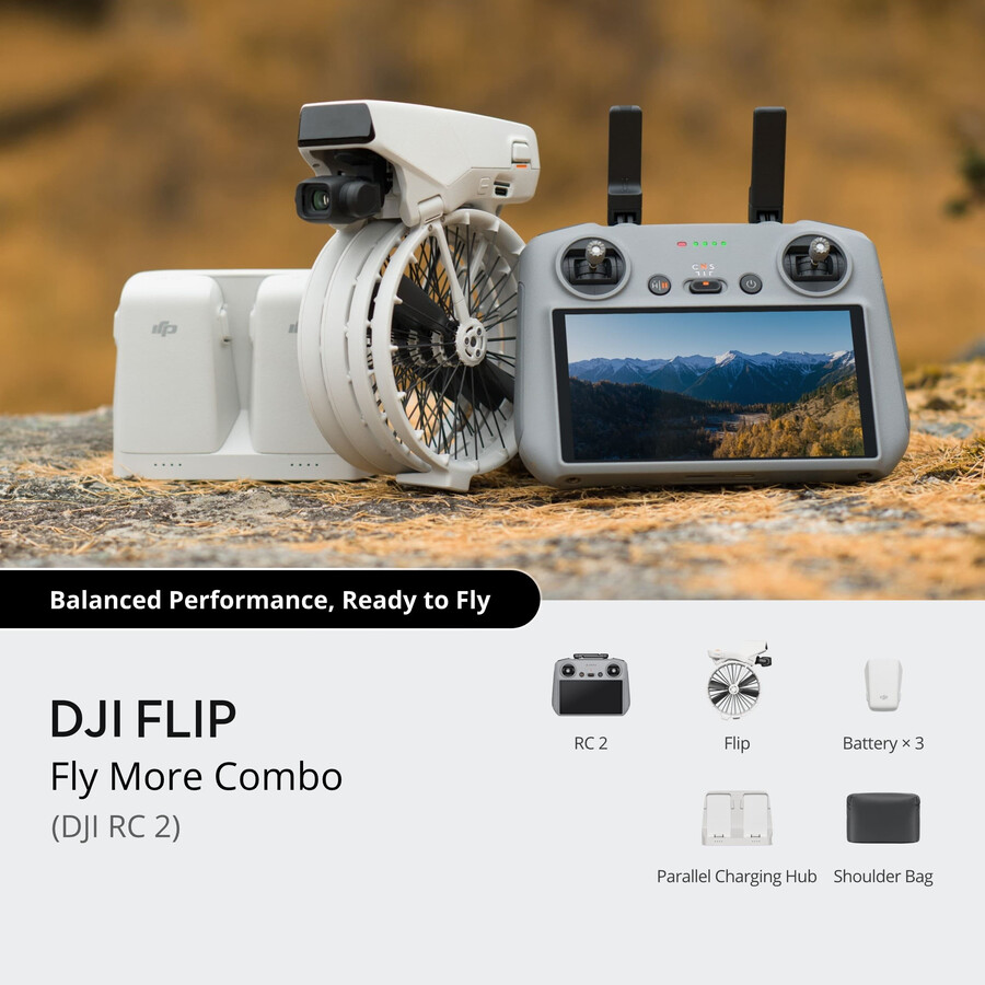 paquete fly more dji flip dji rc 2