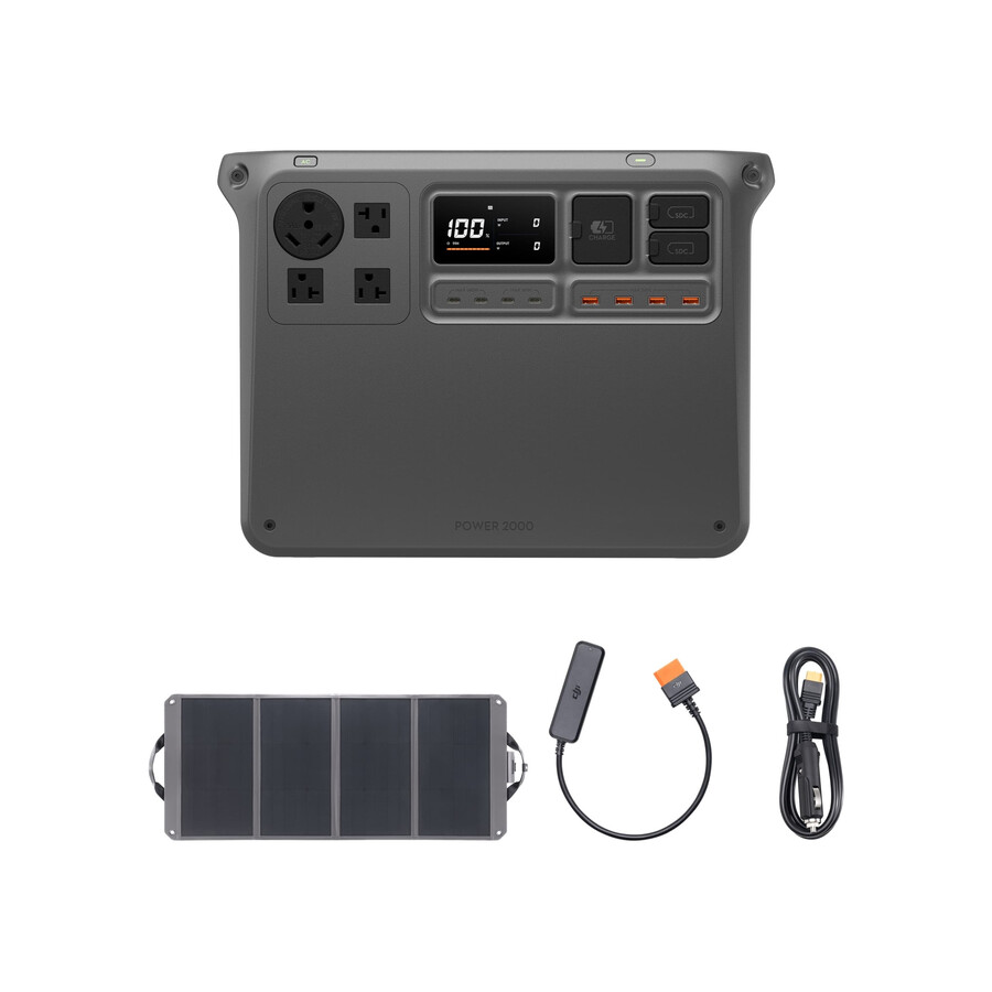panel solar plegable dji power 2000 y 100 w × 1