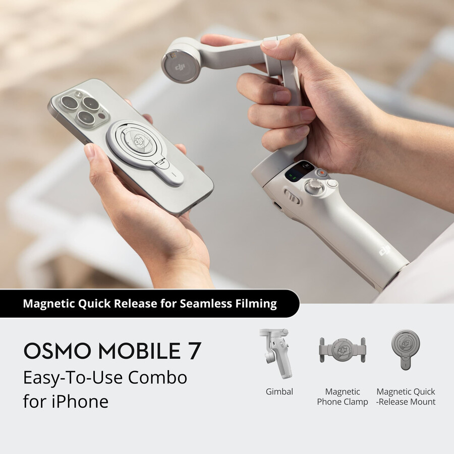 paquete osmo mobile 7 fácil de usar para iphone