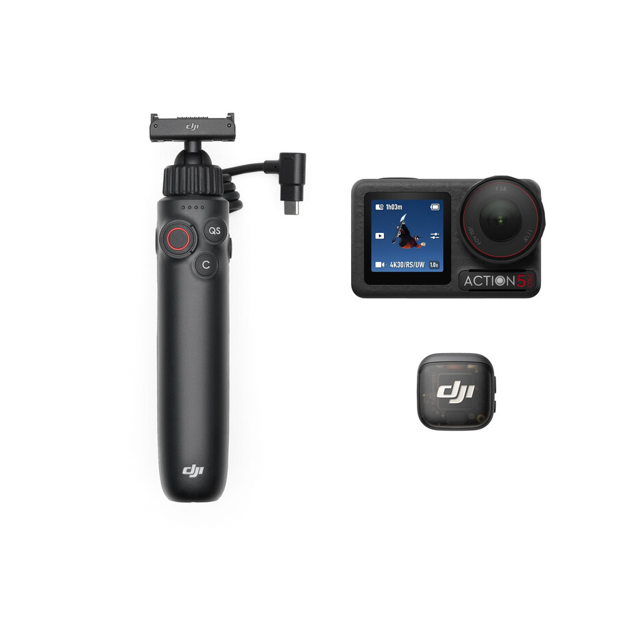 paquete de vlogs de osmo action 5 pro transmisor dji mic 3