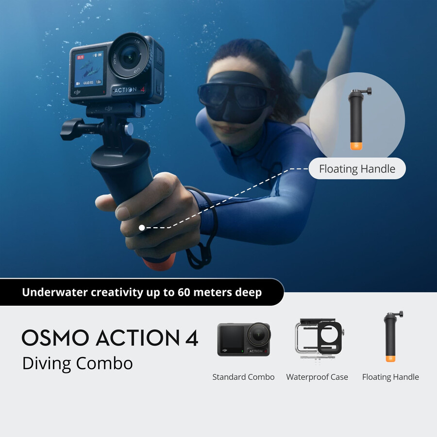 paquete de buceo osmo action 4