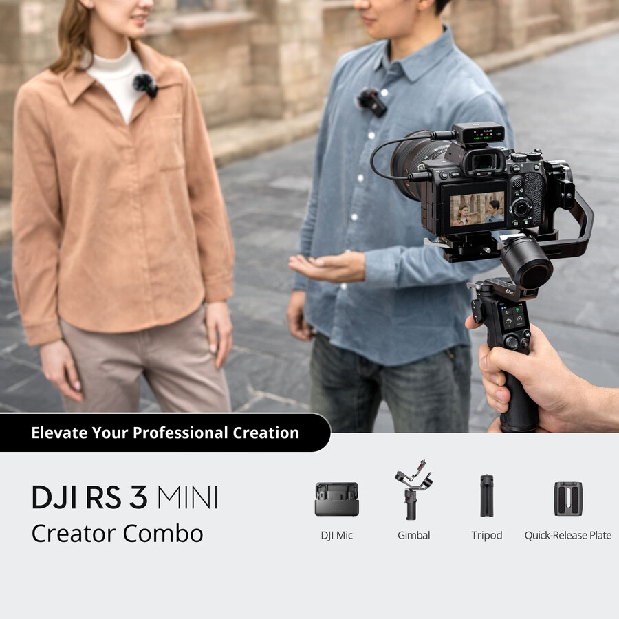 paquete dji rs 3 mini creator