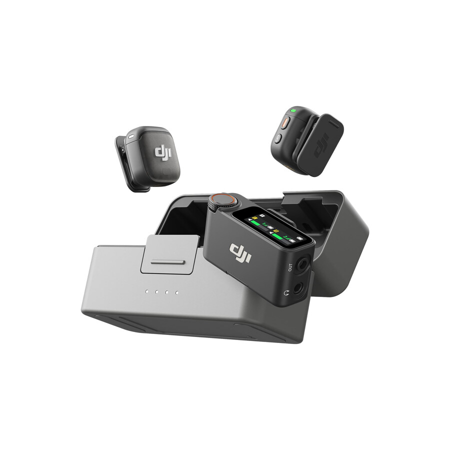 dji mic 3 2 tx 1 rx estuche de carga adaptador para smartphone lightning