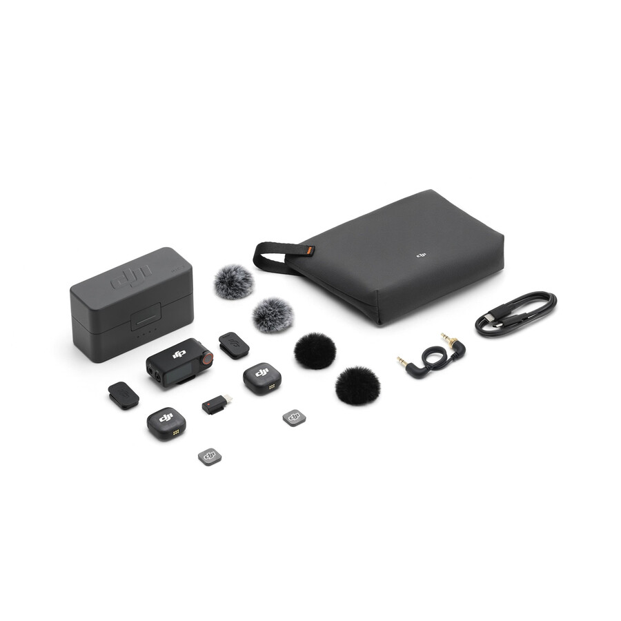 dji mic 3 2 tx 1 rx estuche de carga
