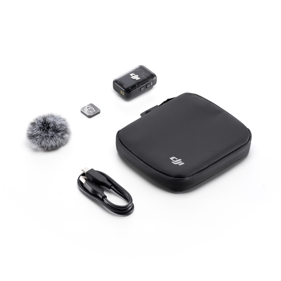 transmisor dji mic 2 negro sombra