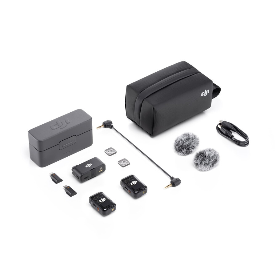 dji mic 2 2 transmisores 1 receptor estuche de carga
